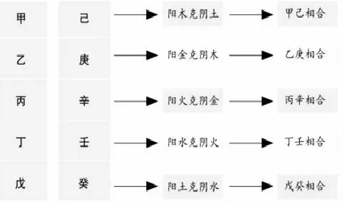 天干五合原理图